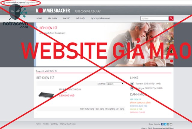 Các trang web lừa đảo thường sử dụng URL gần giống với trang web thật